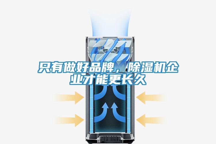 只有做好品牌，除濕機企業才能更長久