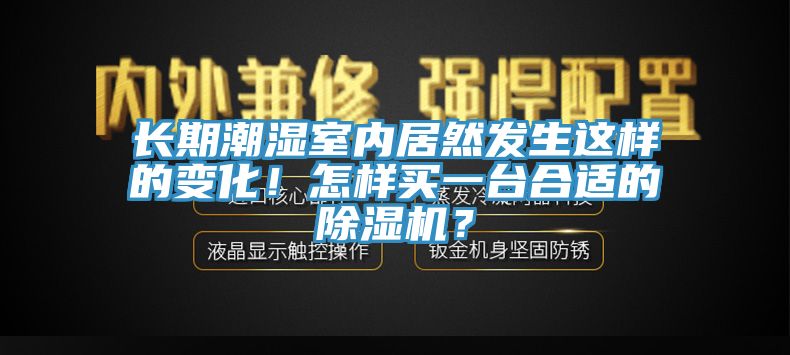 長期潮濕室內居然發生這樣的變化！怎樣買一臺合適的除濕機？